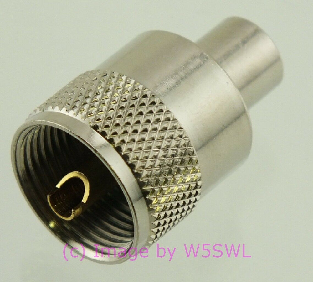 W5SWL UHF Male Coax Connector RG-58 No Reducer Needed 2-Pack - Dave's Hobby Shop by W5SWL