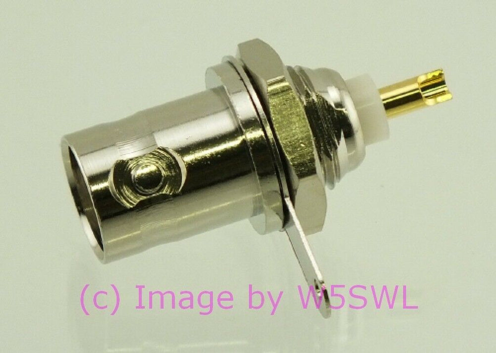 W5SWL Brand BNC Female Coax Connector Bulkhead Mount - Dave's Hobby Shop by W5SWL
