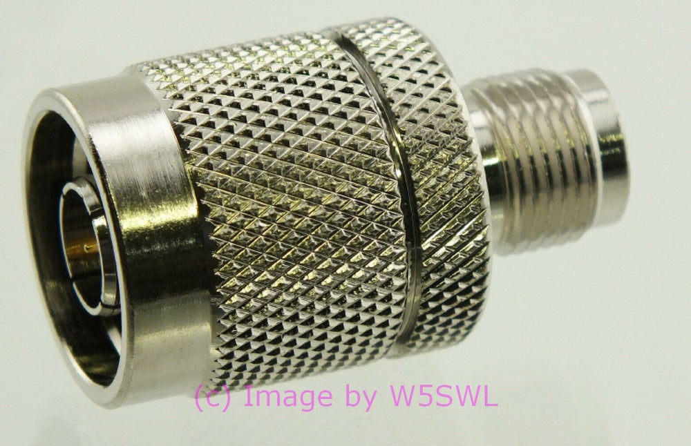 W5SWL TNC Reverse Polarity Female to N Male Coax Connector Adapter - Dave's Hobby Shop by W5SWL
