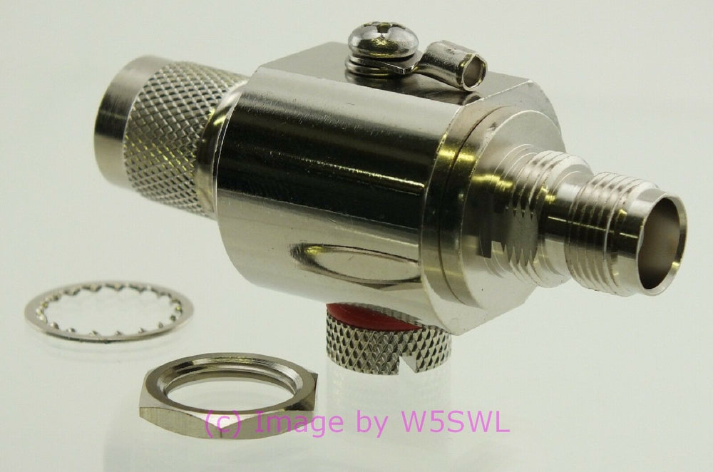 W5SWL Surge EMP Protector Lightning Arrester Gas Tube TNC Male Female 6 GHZ - Dave's Hobby Shop by W5SWL