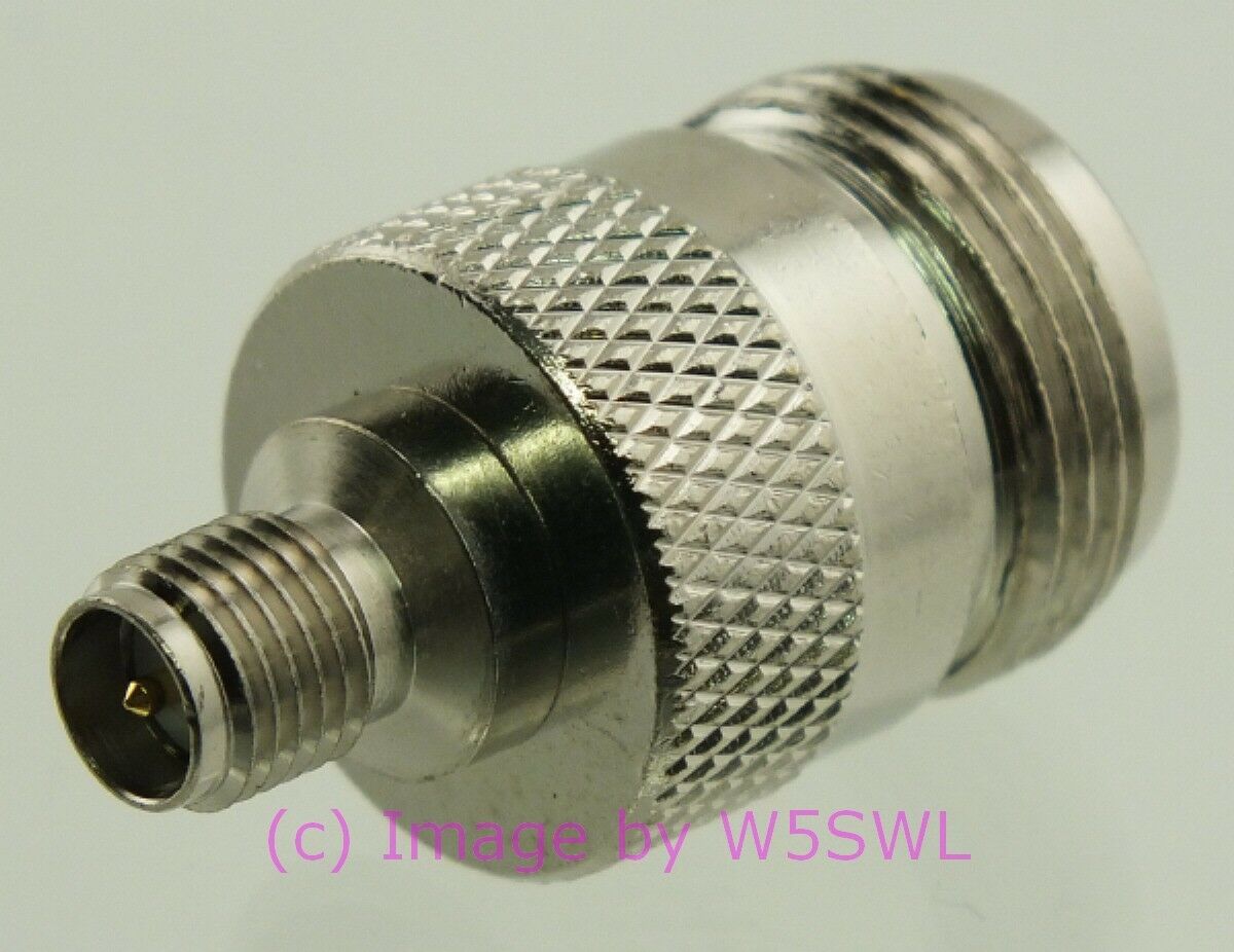 W5SWL SMA Reverse Polarity Female to N Female Coax Connector Adapter - Dave's Hobby Shop by W5SWL