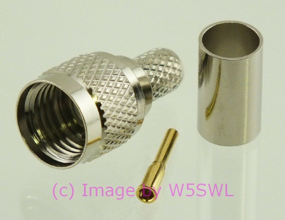 W5SWL Brand Mini-UHF Coax Connectors RG-8X LMR-240 2-Pack - Dave's Hobby Shop by W5SWL