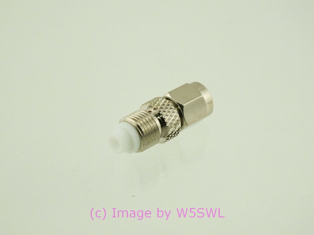W5SWL Brand FME Female to SMA Male Coax Connector Adapter - Dave's Hobby Shop by W5SWL