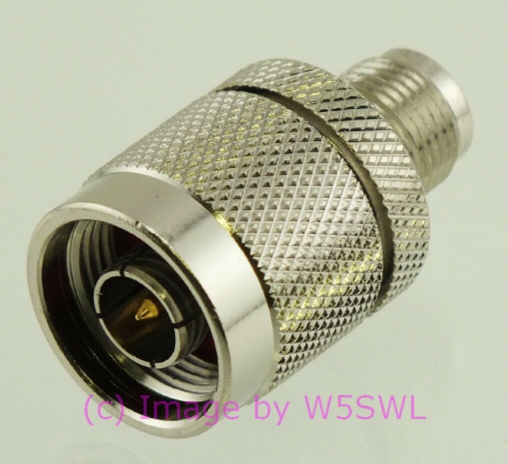 W5SWL N Male to TNC Female Coax Connector Adapter - Dave's Hobby Shop by W5SWL