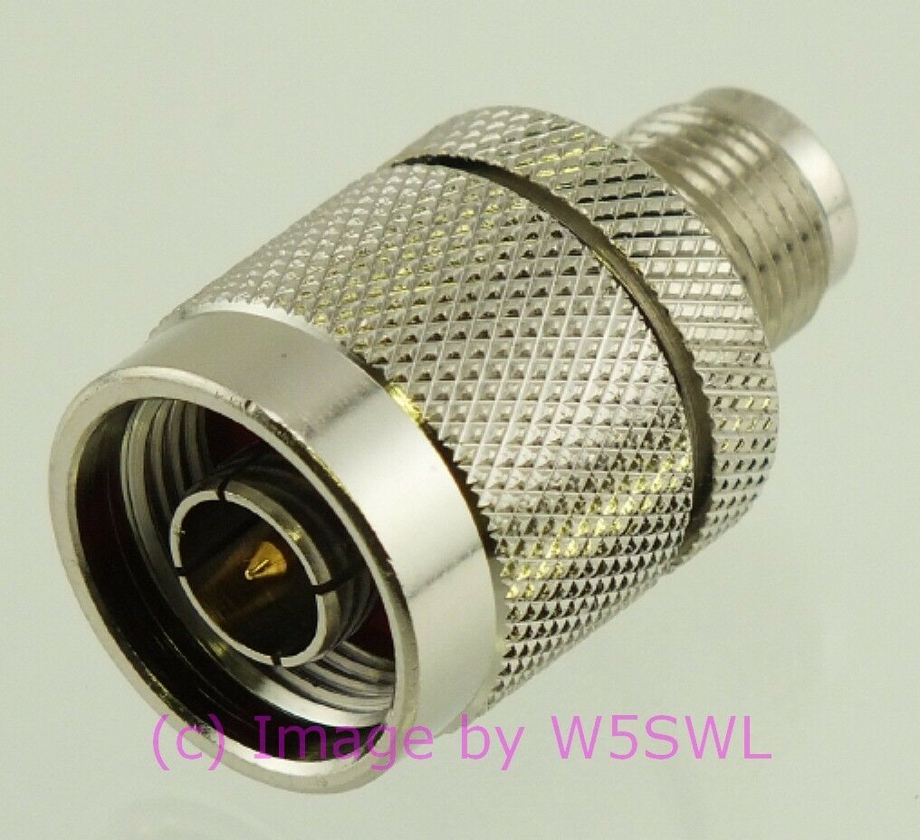 W5SWL N Male to TNC Female Coax Connector Adapter - Dave's Hobby Shop by W5SWL