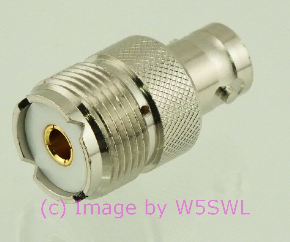 W5SWL Brand BNC Female to UHF Female Connector Adapter - Dave's Hobby Shop by W5SWL