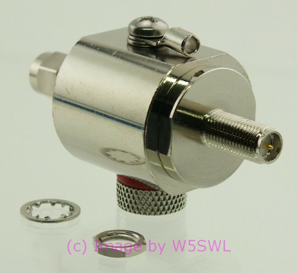 W5SWL Brand Surge EMP Protector Lightning Arrester Gas Tube RP SMA Male Female 6GHz - Dave's Hobby Shop by W5SWL