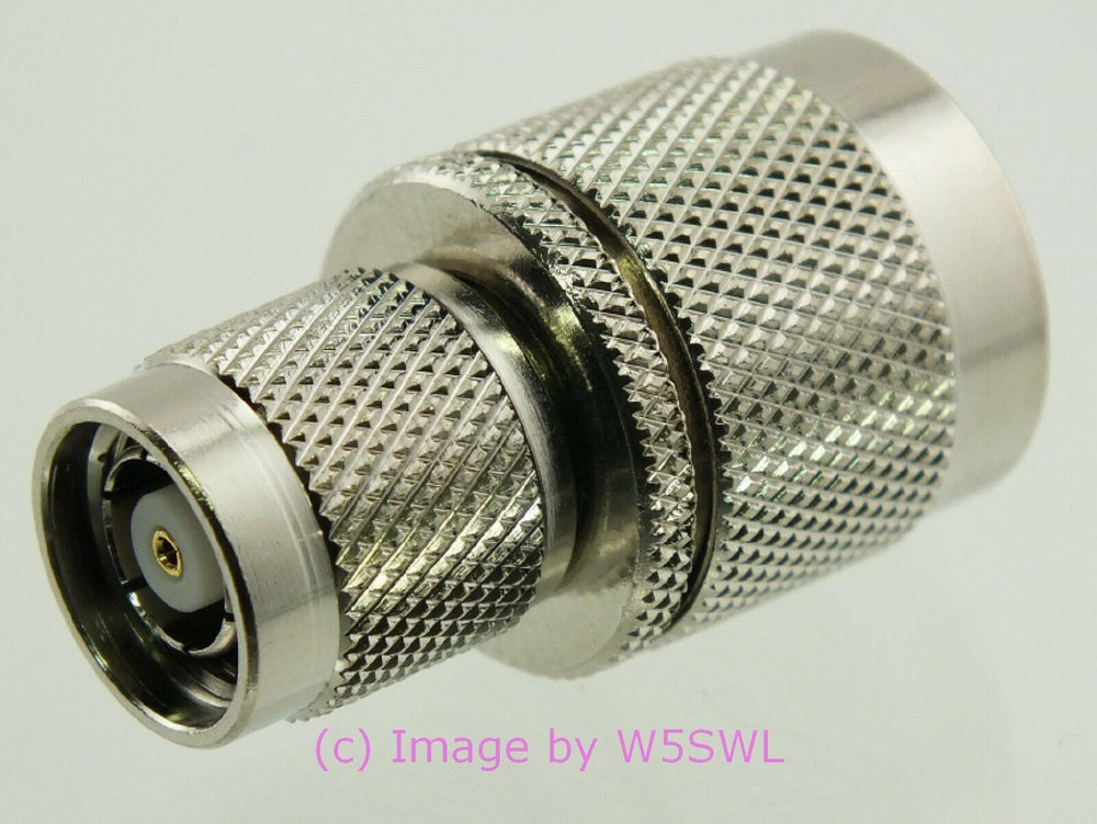 W5SWL TNC Reverse Polarity Male to N Male Coax Connector Adapter - Dave's Hobby Shop by W5SWL