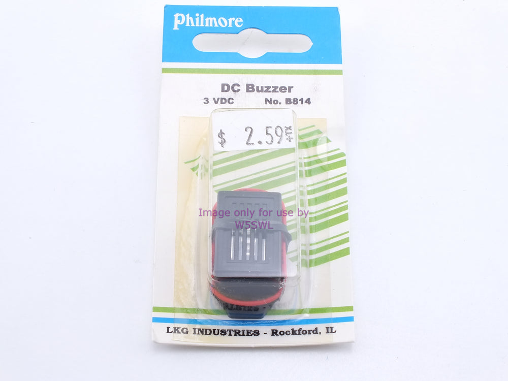 Philmore B814 DC Buzzer 3VDC (bin33) - Dave's Hobby Shop by W5SWL