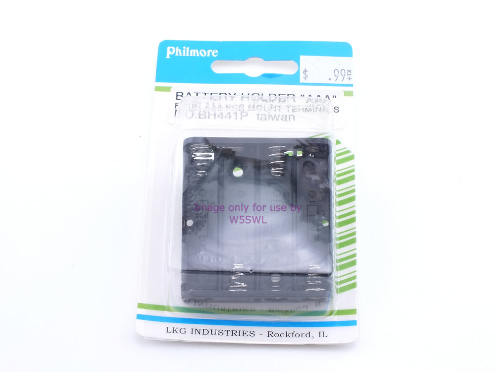 Philmore BH441P Battery Holder "AAA" 4 AAA-PCB Mount (bin89) - Dave's Hobby Shop by W5SWL