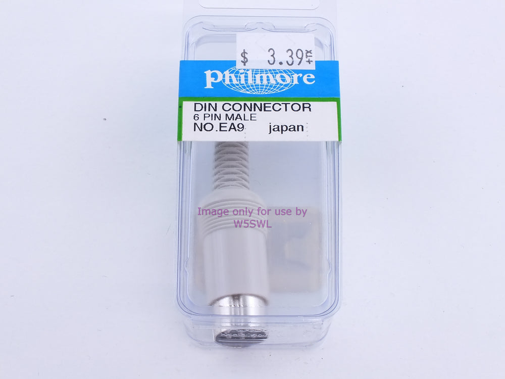 Philmore EA9 DIN Connector 6 Pin Male (bin108) - Dave's Hobby Shop by W5SWL