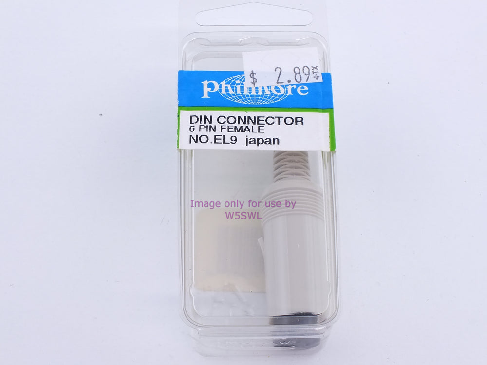 Philmore EL9 DIN Connector 6 Pin Female (bin108) - Dave's Hobby Shop by W5SWL