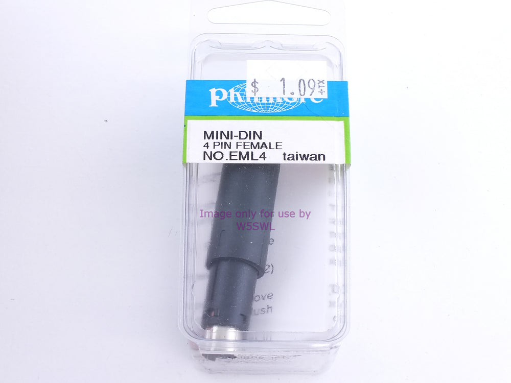 Philmore EML4 Mini DIN 4 Pin Female (bin109) - Dave's Hobby Shop by W5SWL