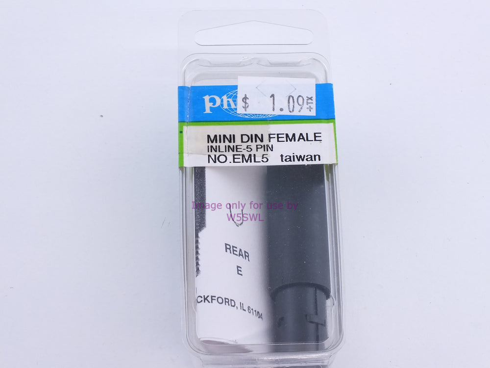 Philmore EML5 Mini DIN Female Inline-5 Pin (bin109) - Dave's Hobby Shop by W5SWL