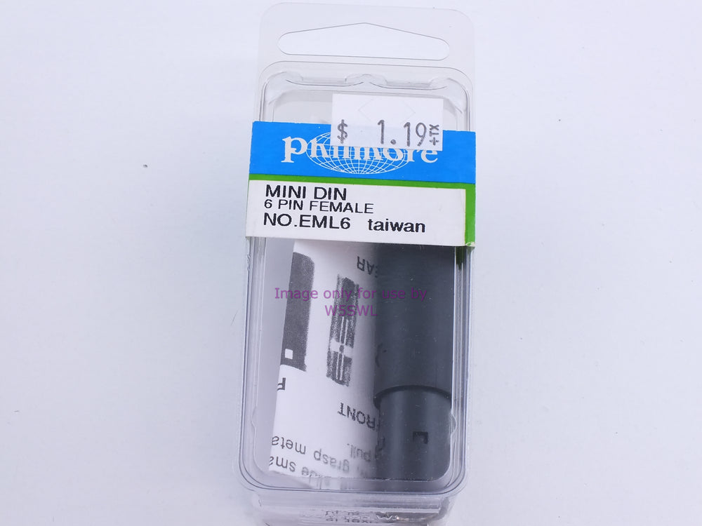 Philmore EML6 Mini DIN 6 Pin Female (bin109) - Dave's Hobby Shop by W5SWL