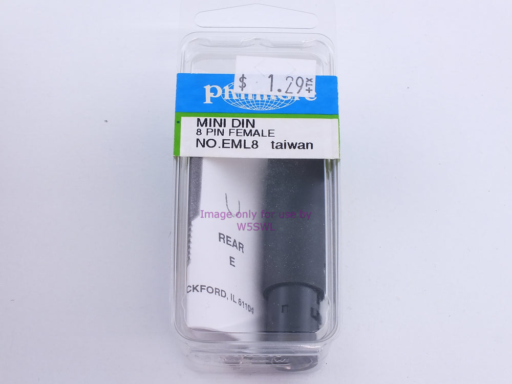 Philmore EML8 Mini DIN 8 Pin Female (bin109) - Dave's Hobby Shop by W5SWL