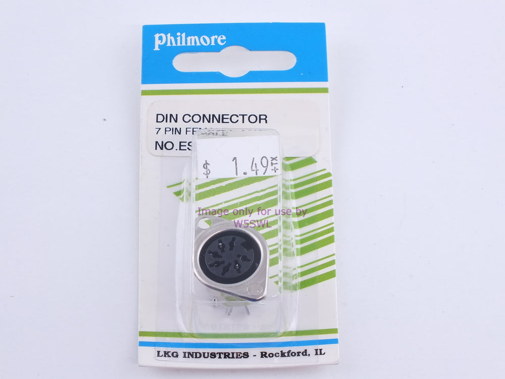 Philmore ES10 DIN Connector 7 Pin Female (bin109) - Dave's Hobby Shop by W5SWL