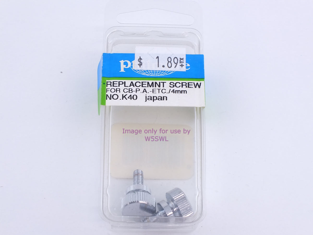 Philmore K40 Replacement Screw For CB-P.A.-ECT./4mm (bin99) - Dave's Hobby Shop by W5SWL