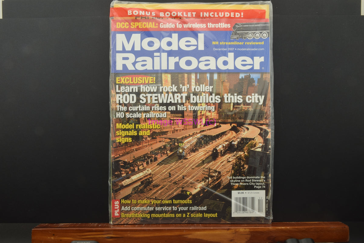 Model Railroader Magazine December 2007 with Bonus Unread From Dealer Stock - Dave's Hobby Shop by W5SWL