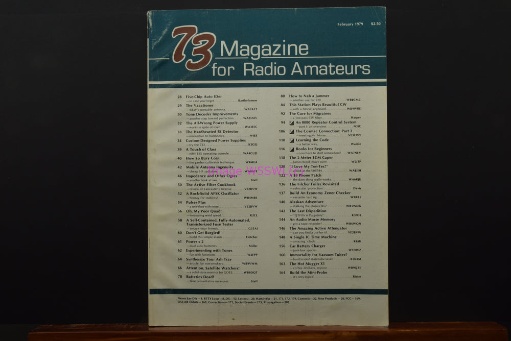 73 Magazine for Radio Amateurs HAM Feb 1979 - Dave's Hobby Shop by W5SWL