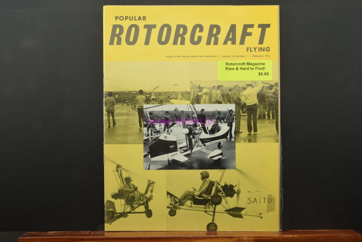 Popular Rotorcraft Flying Feb 1978 Dealer Stock - Dave's Hobby Shop by W5SWL