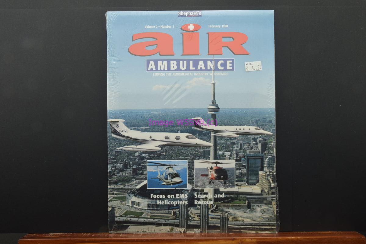 Shephards Air Ambulance Magazine Feb 1998 Dealer Stock - Dave's Hobby Shop by W5SWL