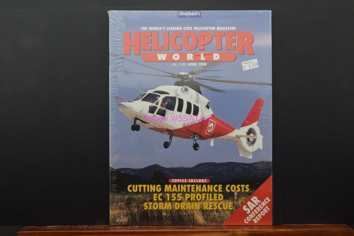 Shephards Helicopter World Magazine April 1998 Dealer Stock - Dave's Hobby Shop by W5SWL