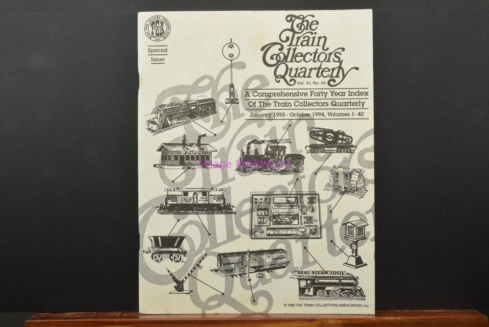 Train Collectors Quarterly 40 Year Index Special Issue 1995 - Dave's Hobby Shop by W5SWL