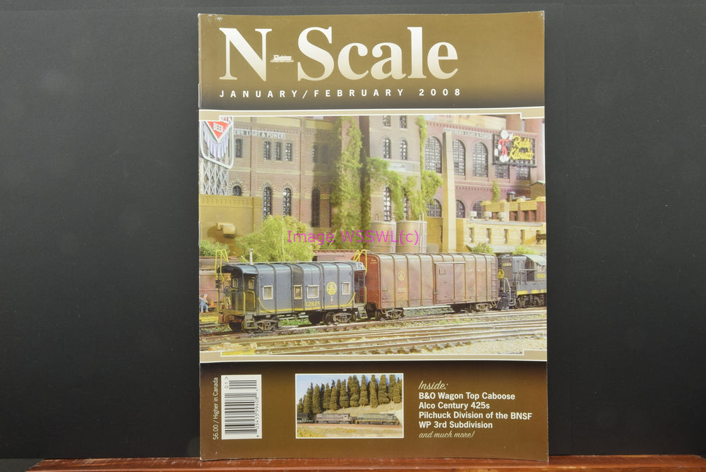 N-Scale Magazine Jan Feb 2008 New From Dealer Stock - Dave's Hobby Shop by W5SWL