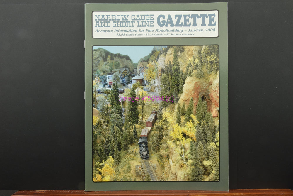 Narrow Gauge and Short Line Gazette Jan Feb 2008 New From Dealer Stock - Dave's Hobby Shop by W5SWL