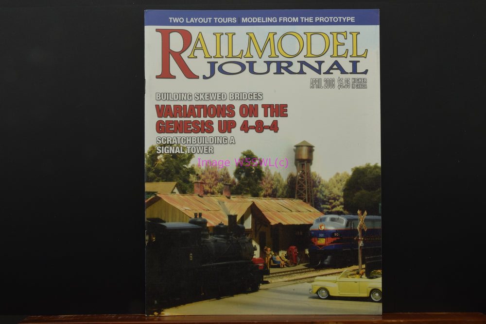 Railmodel Journal April 2008 New From Dealer Stock - Dave's Hobby Shop by W5SWL
