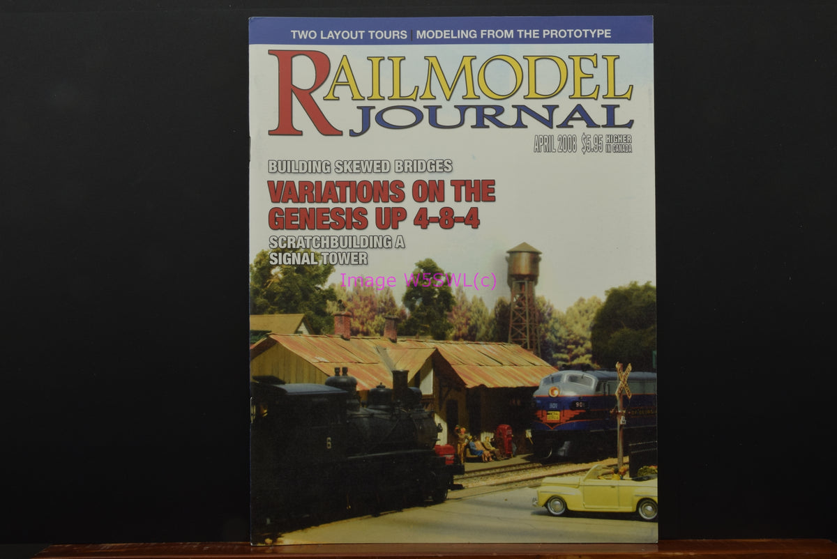 Railmodel Journal April 2008 New From Dealer Stock - Dave's Hobby Shop by W5SWL