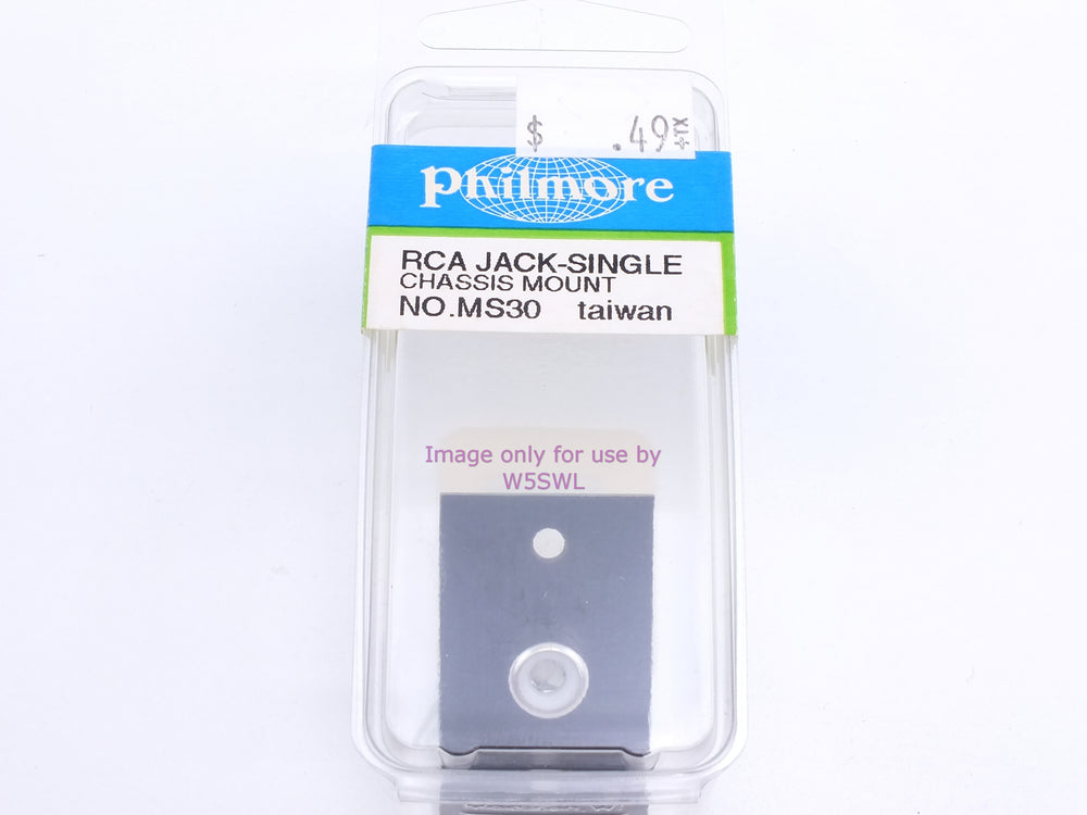 Philmore MS30 RCA Jack-Single Chassis Mount (bin43) - Dave's Hobby Shop by W5SWL