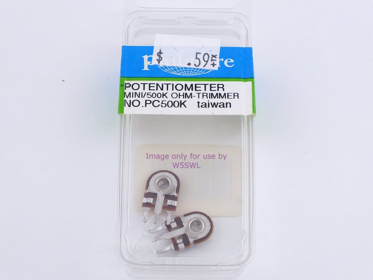 Philmore PC500K Potentiometer Mini/500K Ohm-Trimmer (bin72) - Dave's Hobby Shop by W5SWL