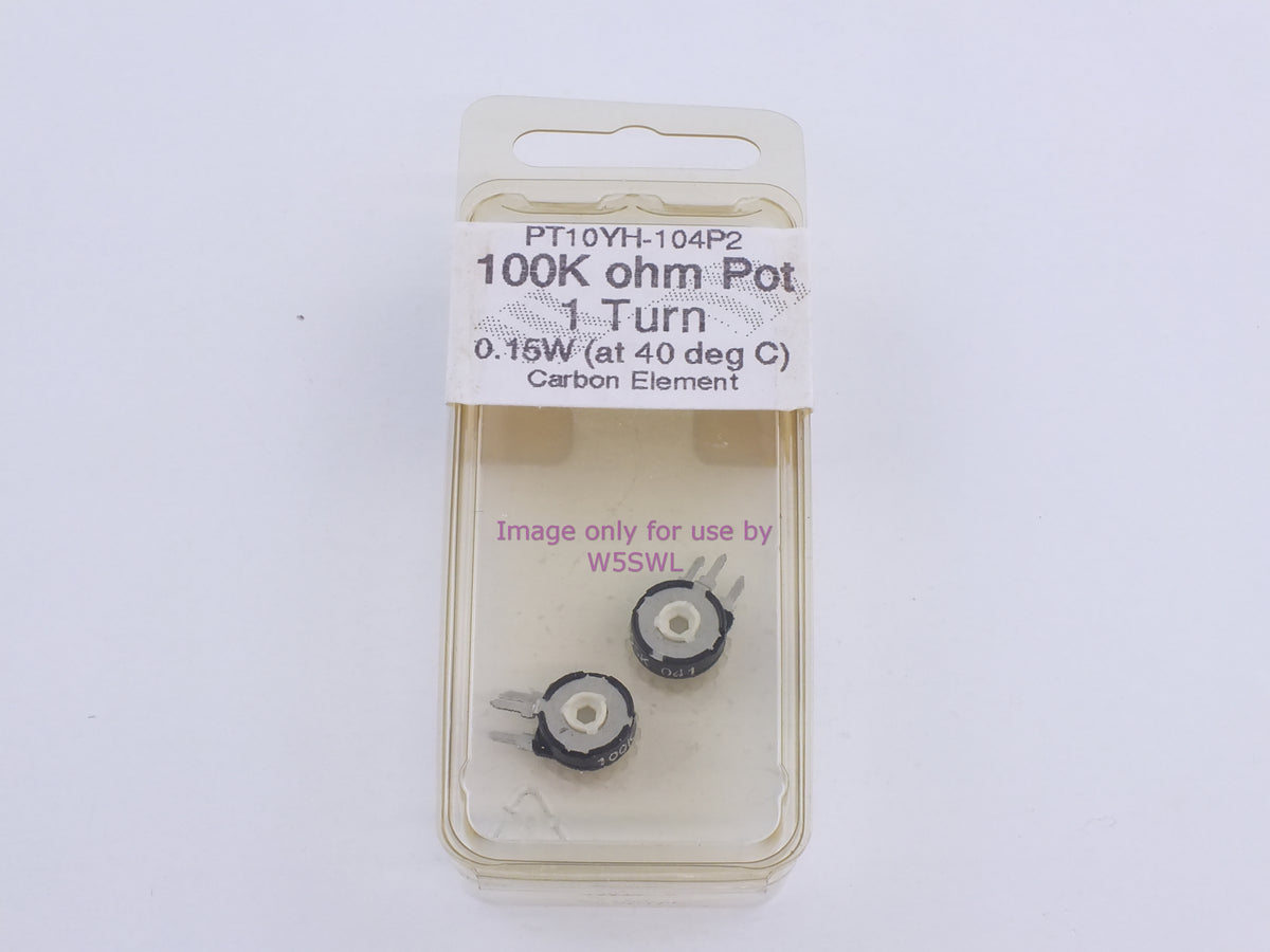 100K Ohm Vertical Potentiometer (bin115) - Dave's Hobby Shop by W5SWL