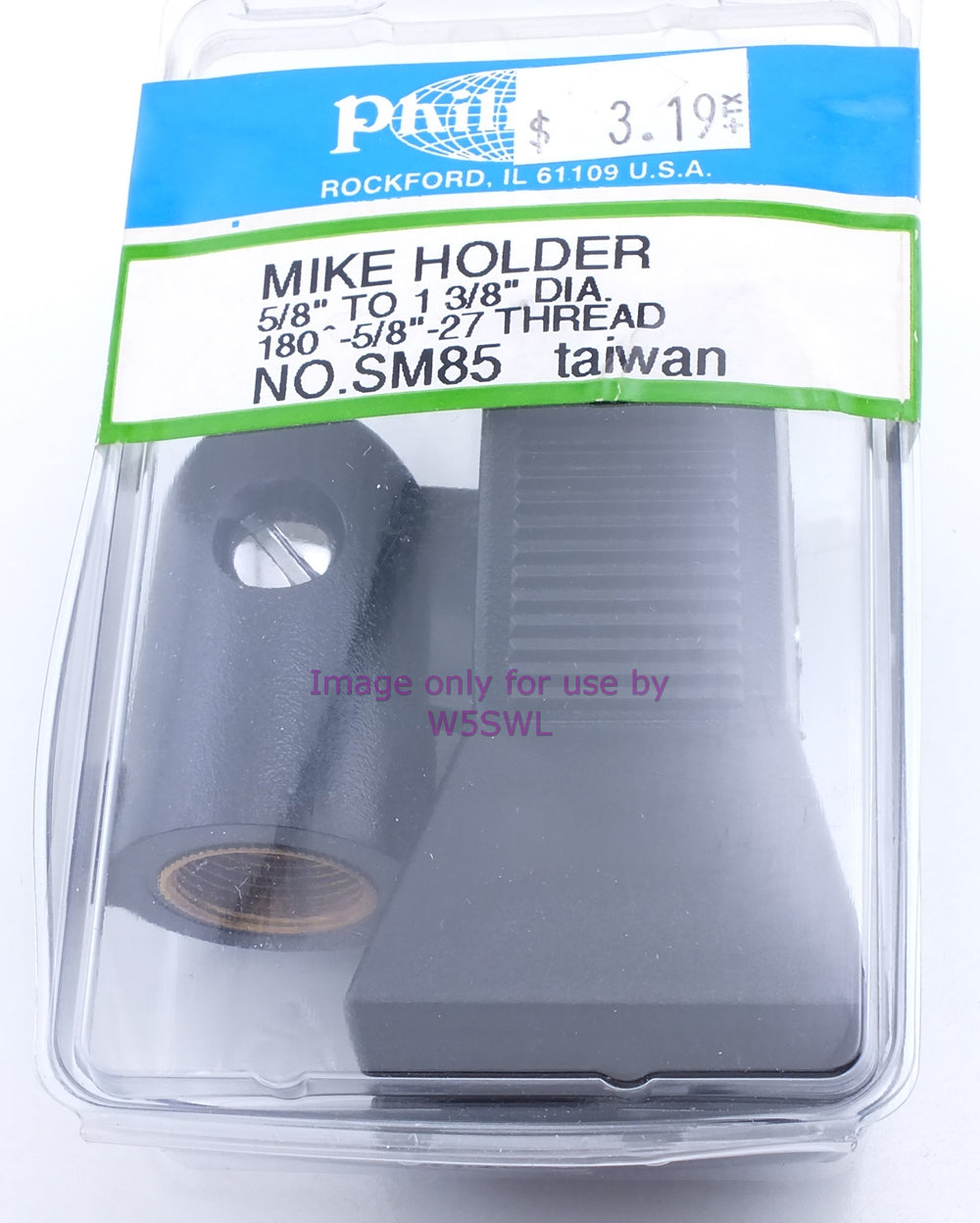 Philmore SM85 Mike Holder 5/8" to 1-3/8" Dia (Bin1) - Dave's Hobby Shop by W5SWL