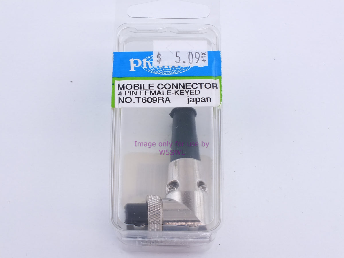 Philmore T609RA Mobile Connector 4 Pin Female-Keyed (bin110) - Dave's Hobby Shop by W5SWL
