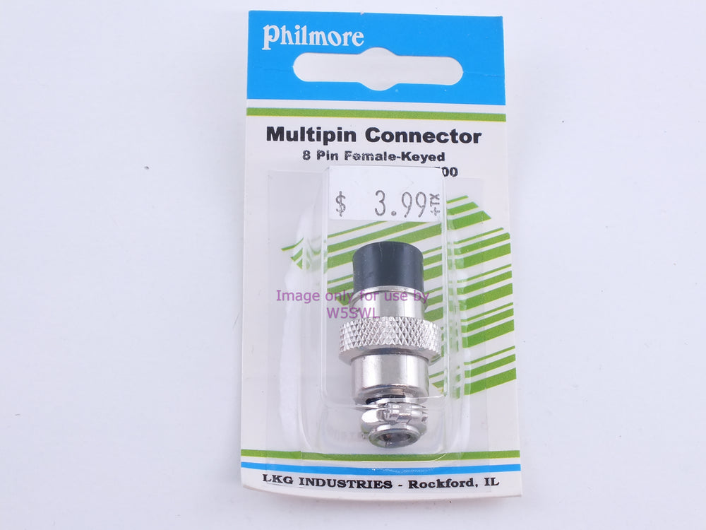 Philmore T700 Multipin Connector 8 Pin Female-Keyed (bin111) - Dave's Hobby Shop by W5SWL