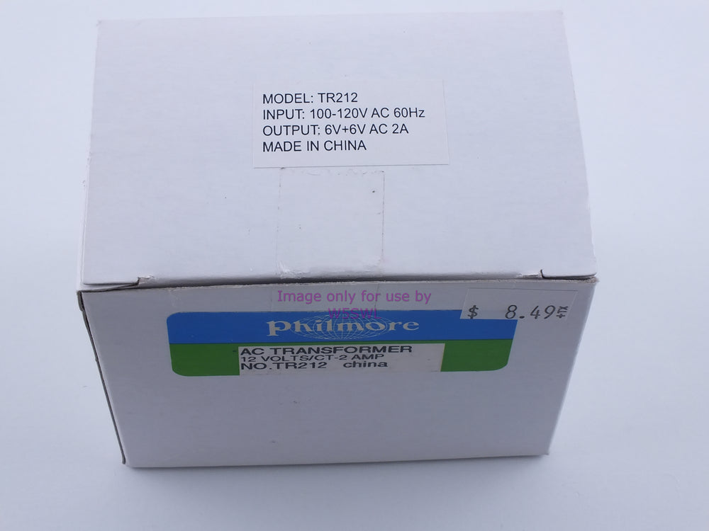 Philmore TR212 AC Transformer 12 Volts/CT 2A (Bin53) - Dave's Hobby Shop by W5SWL
